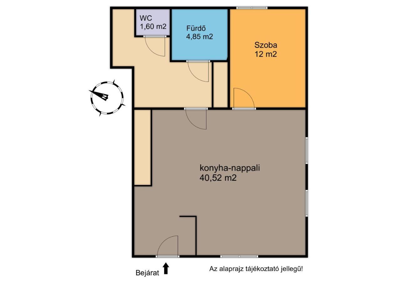 Deli Terasz B Apartman Free Parking, Self-Check-In Anytime Дьёр Экстерьер фото
